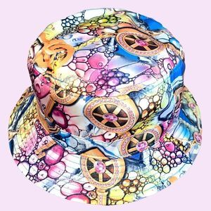 Pastel All-Over Print Bucket Hat